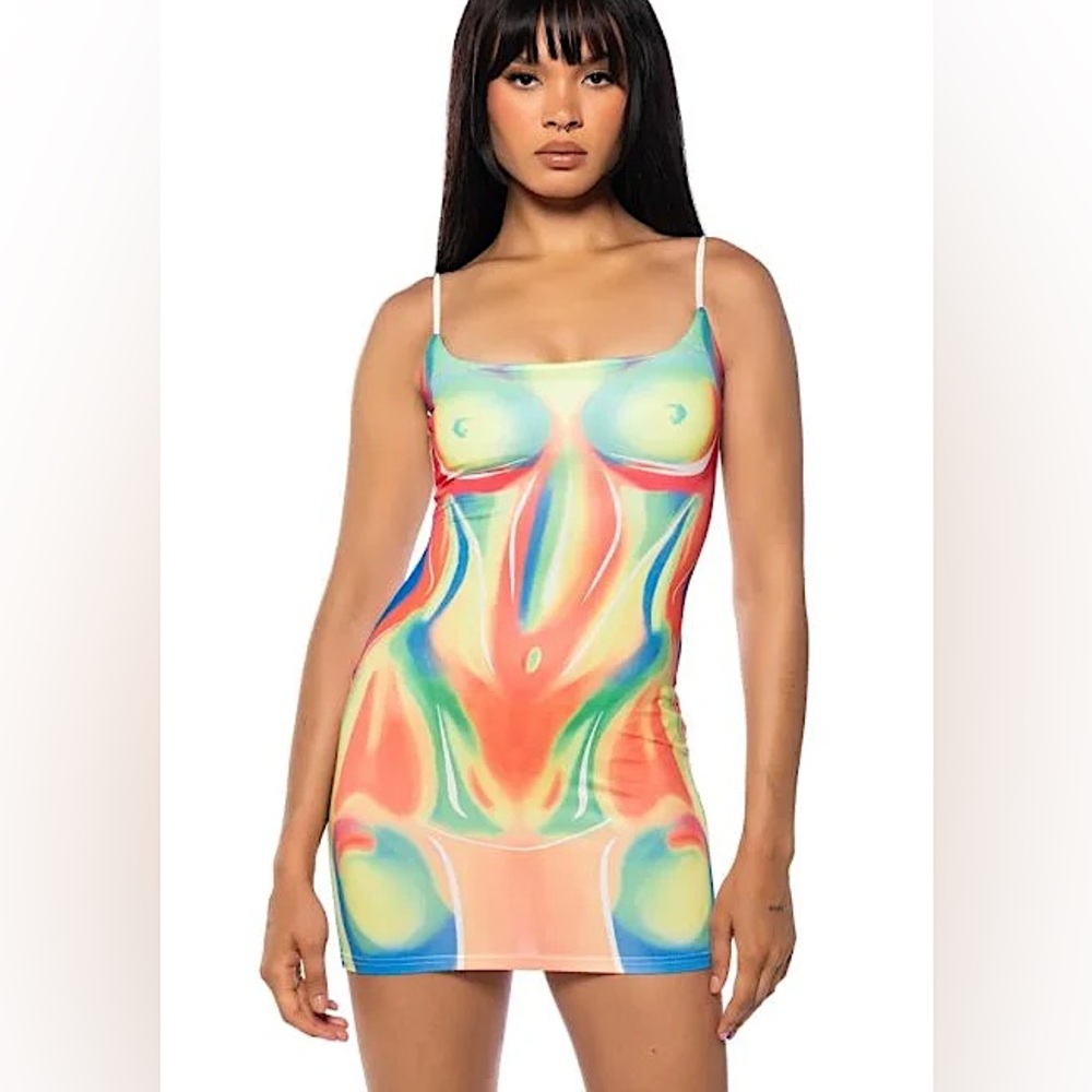 Akira Givin Body Mini Dress / Size S